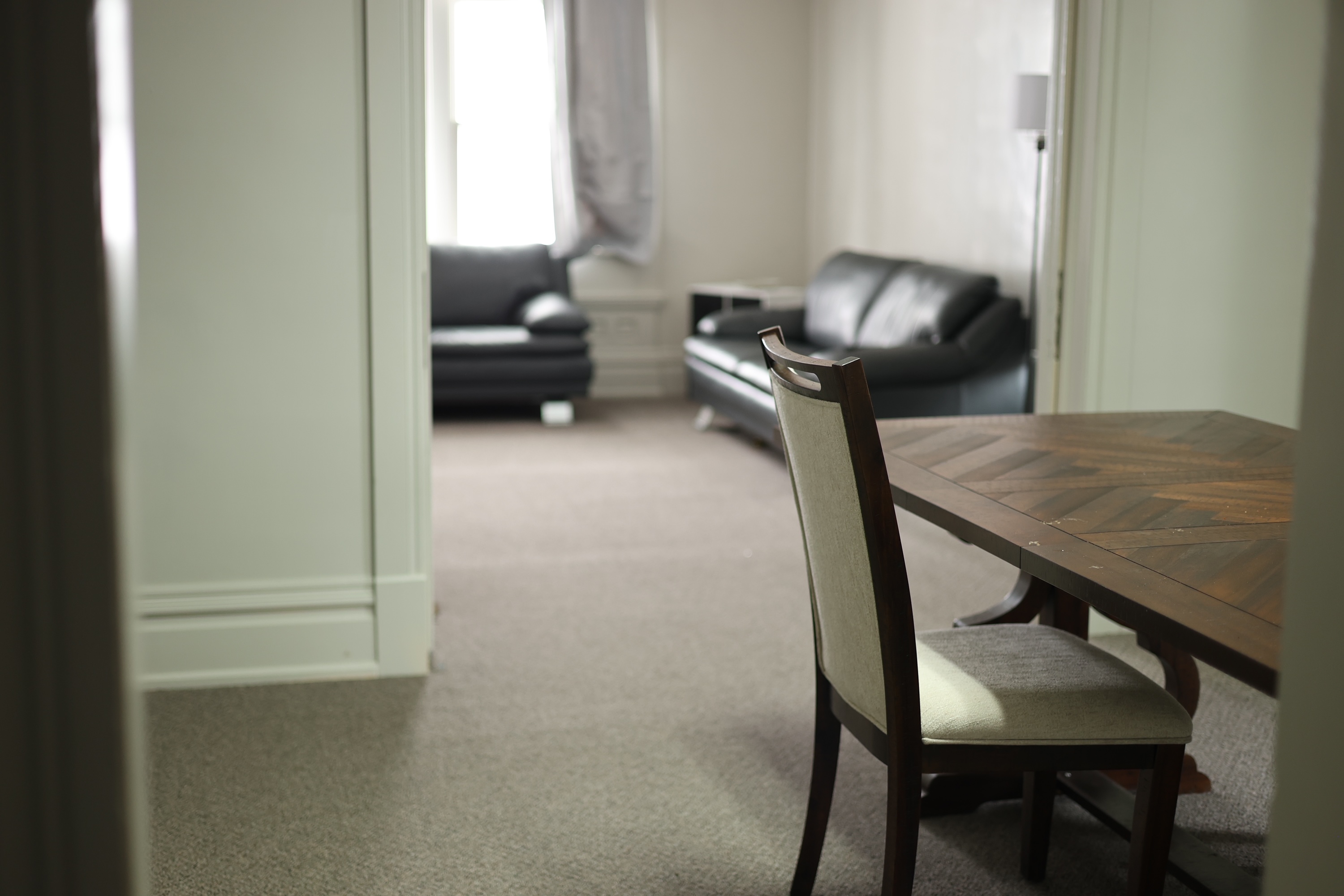Mansfield dining and living area